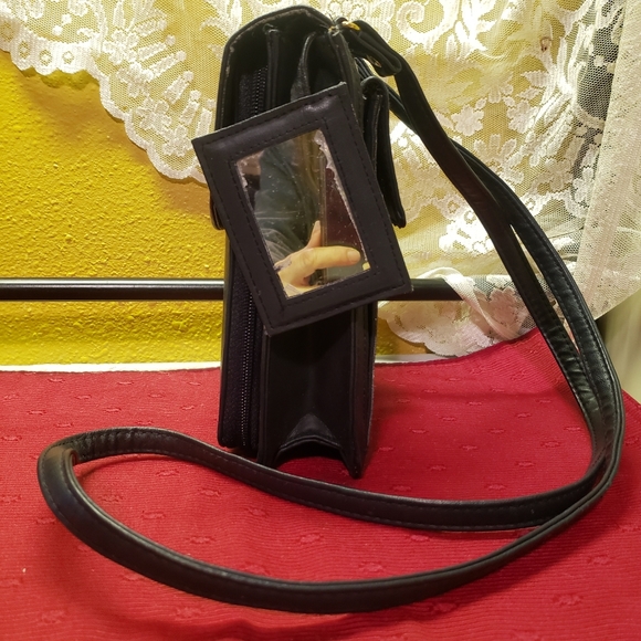 Vtg Michael Stevens Leather Purse/Bag Organizer - Picture 4 of 10